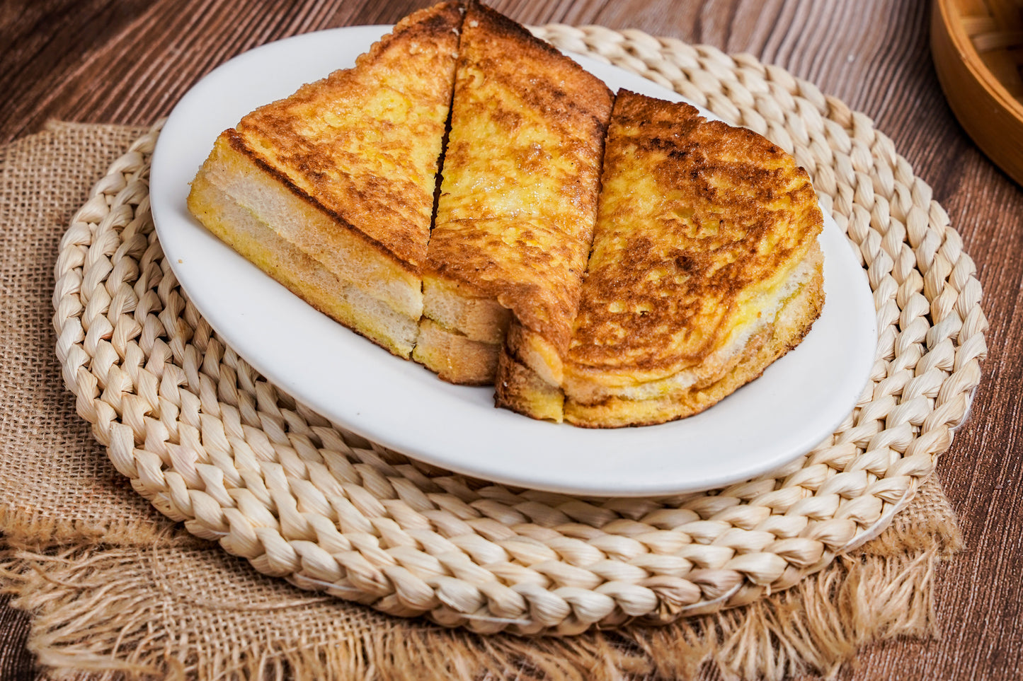 Hainan French Toast with Kaya Peanut Butter