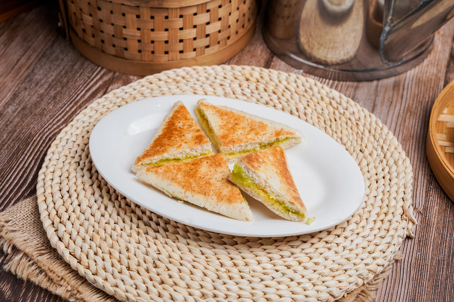 Wholemeal Bakar with Margerine Kaya