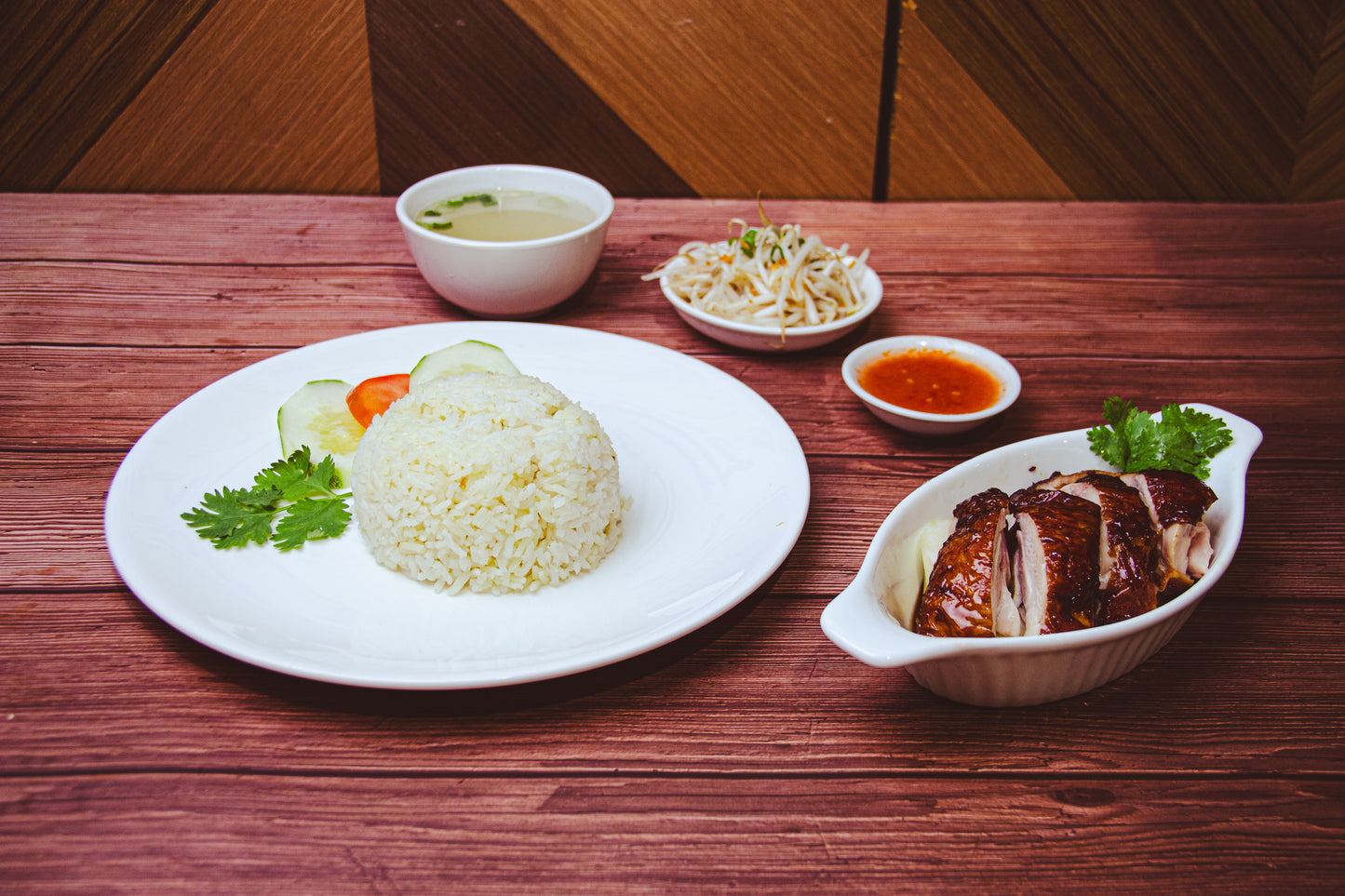 Hainan Fried Chicken Rice